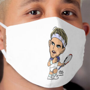 Dominic Thiem Cloth Face Mask
