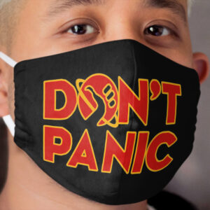 Don't panic The Hitchhiker's Guide to the Galaxy Cloth Face Mask