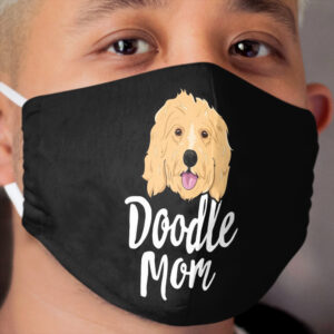 Doodle Mom Women Goldendoodle Dog Puppy Mother Cloth Face Mask