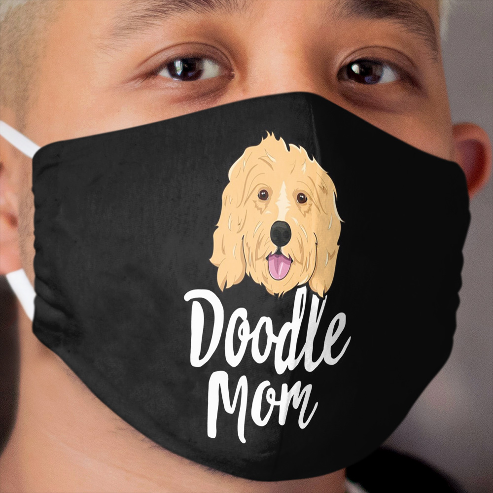 Doodle Mom Women Goldendoodle Dog Puppy Mother Cloth Face Mask