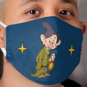 Dopey Lantern Cloth Face Mask
