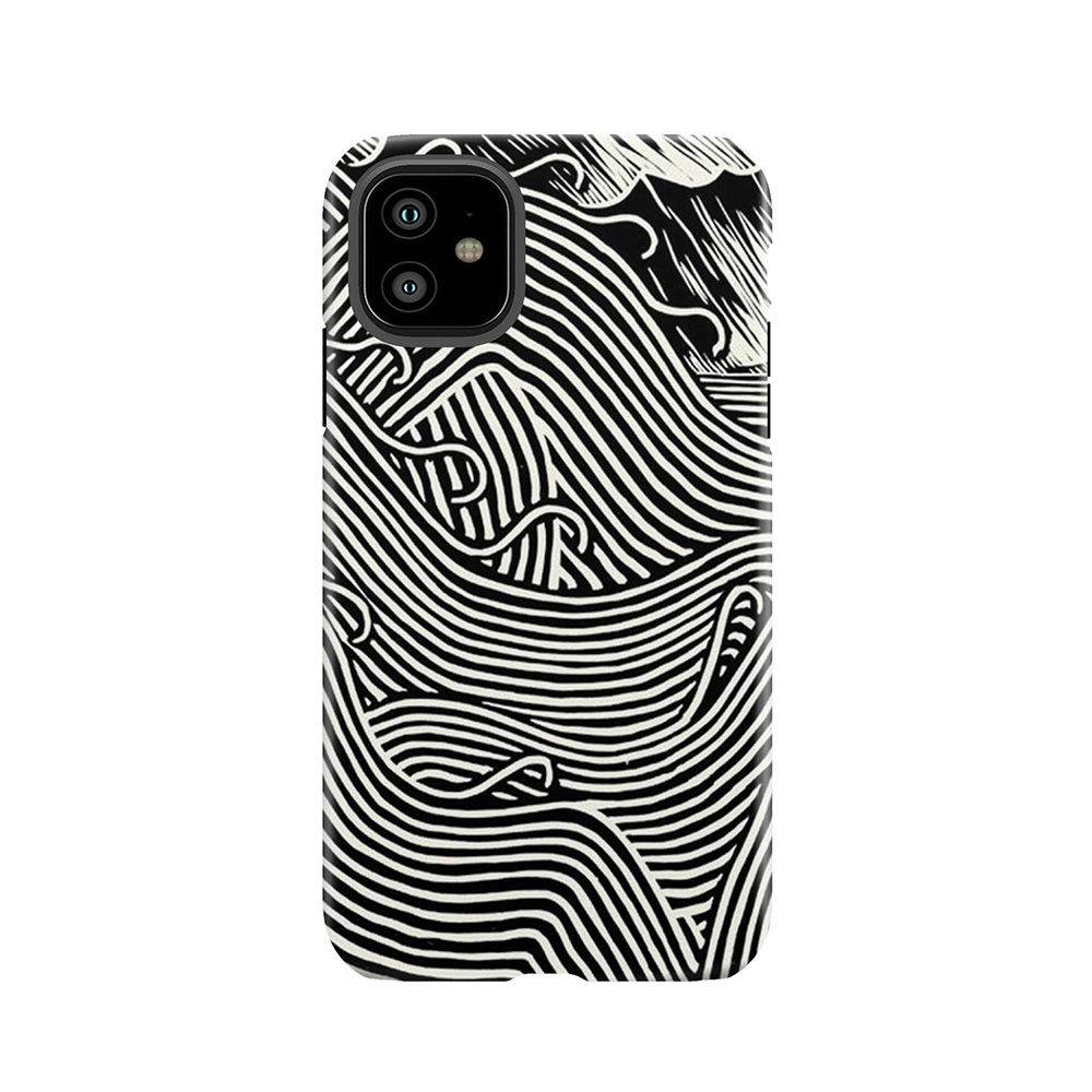 Downwood Waves Tough Phone Case