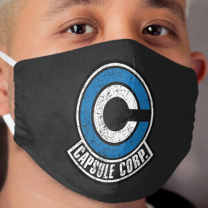 Dragon Ball Z / Dirty Capsule Corp Cloth Face Mask
