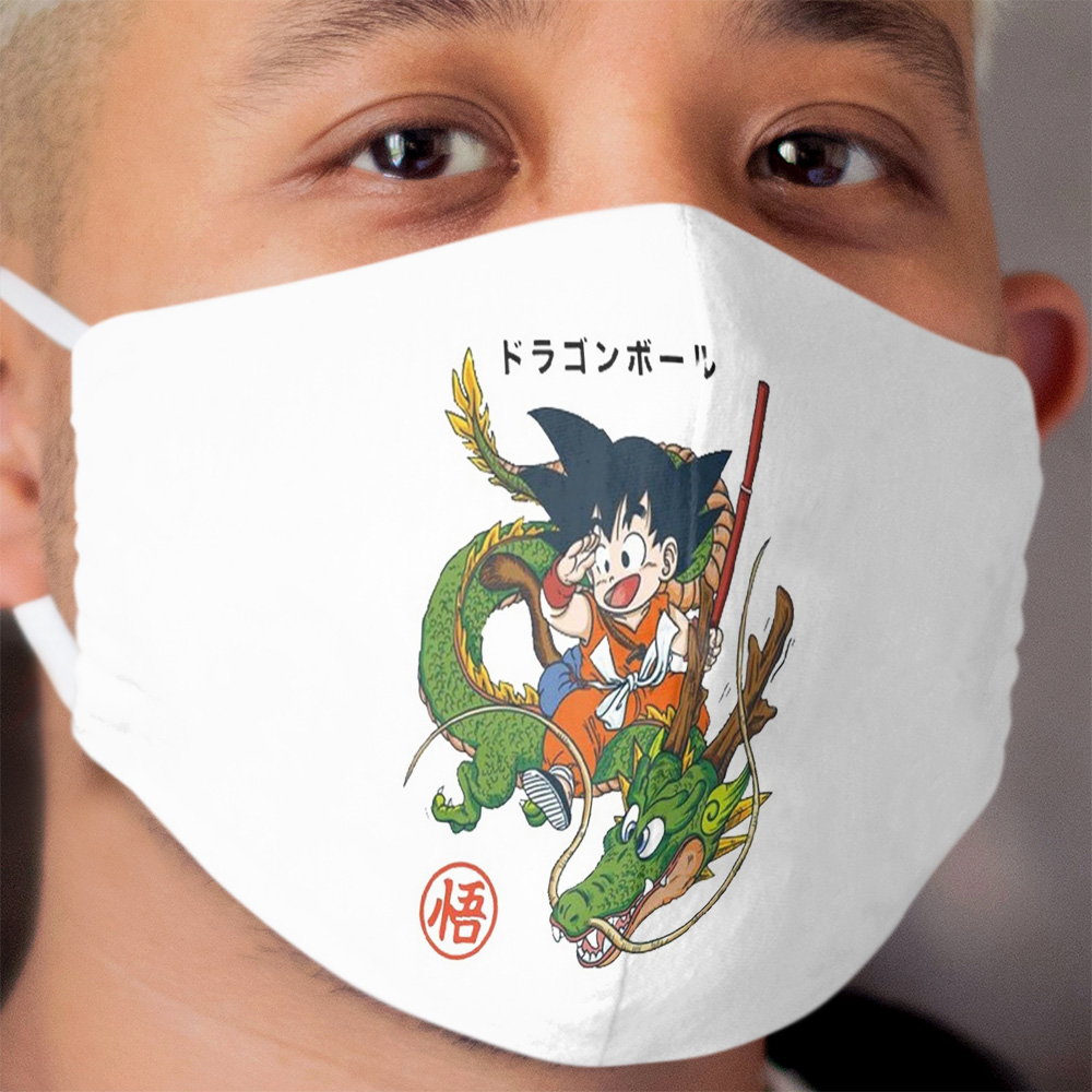 Dragon Ball Z San Goku Cloth Face Mask