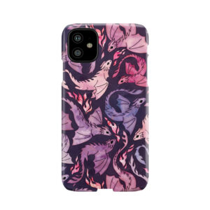 Dragon Fire Dark Pink & Purple Phone Case