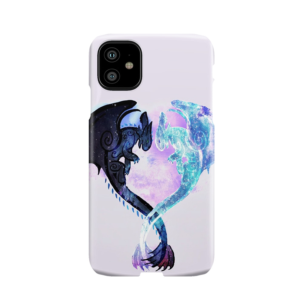 Dragon Heart Toothless And Light Fury Phone Case
