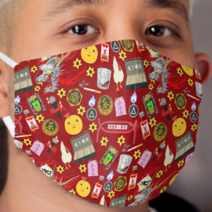 Dragon of Dojima Pattern Cloth Face Mask
