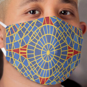 DragonCon Marriott carpet: with details Cloth Face Mask