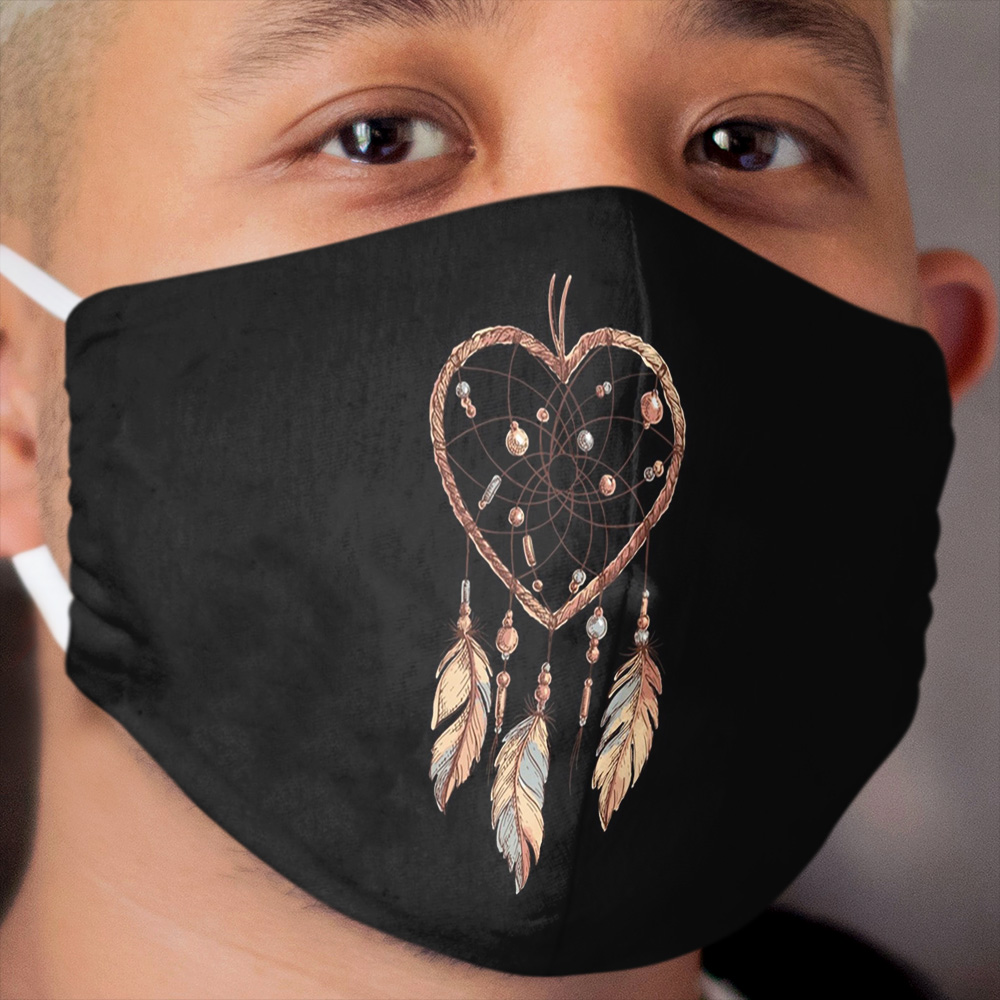 Dreamcatcher Heart Cloth Face Mask