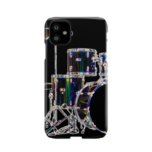 Drum Set 2 Neon Phone Case
