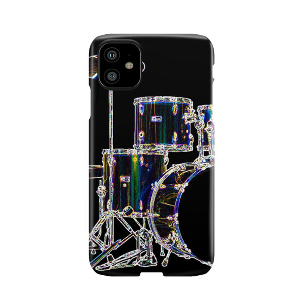 Drum Set 2 Neon Phone Case
