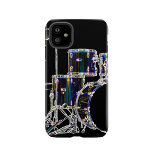 Drum Set 2 Neon Tough Phone Case