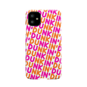 Dunkin Donuts Inspired Font Phone Case