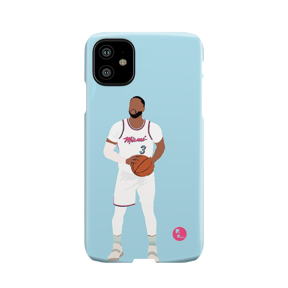 Dwayne Wade 'The R3Turn' Miami Heat Minimalist Art // Phone Cases, Shirts, Stickers And More Phone Case
