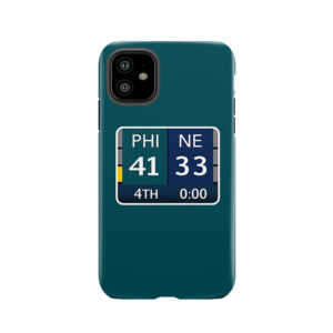 Eagles Super Bowl Champs (Scoreboard- 41-33) Tough Phone Case