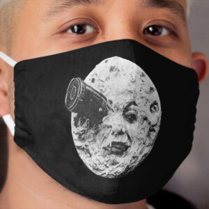 EARLY CINEMA. A Trip to the Moon. By Georges Melies. 1902. Cloth Face Mask