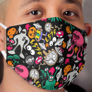 Earthbound Enemy Mash-Up Cloth Face Mask