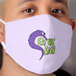 Eat The Rich! [PURPLE] Cloth Face Mask