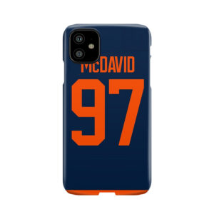 Edmonton Oilers Connor Mcdavid Alternate Jersey Back Phone Phone Case