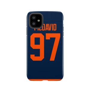 Edmonton Oilers Connor Mcdavid Alternate Jersey Back Phone Tough Phone Case