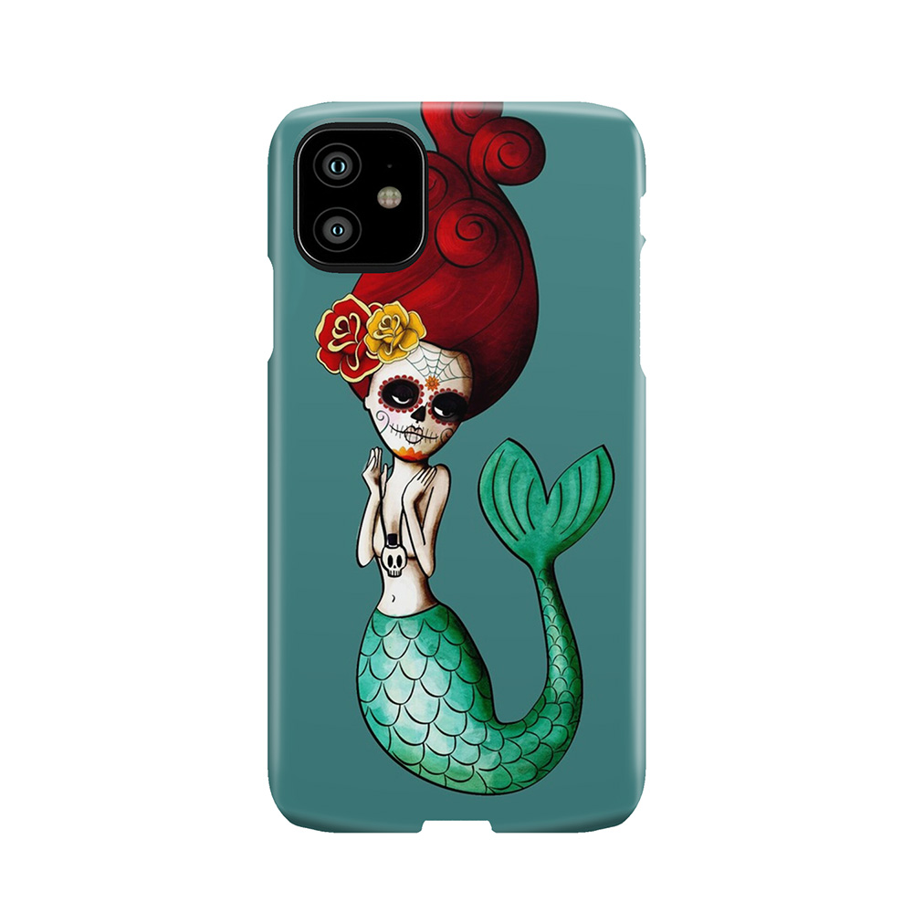El Dia De Los Muertos Mermaid Phone Case