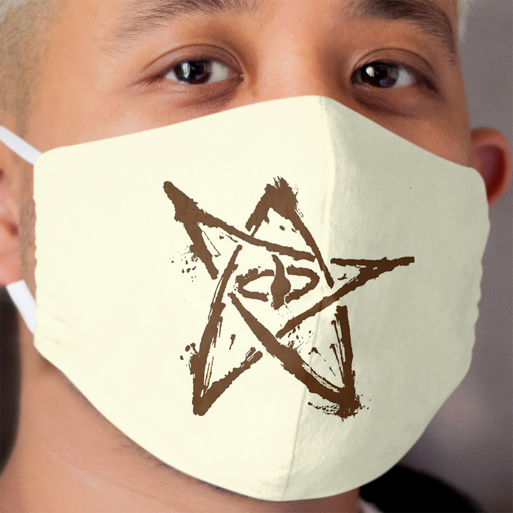 Elder Sign (Brown) Cloth Face Mask