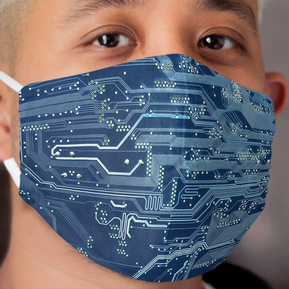 Electronic circuit board Cloth Face Mask