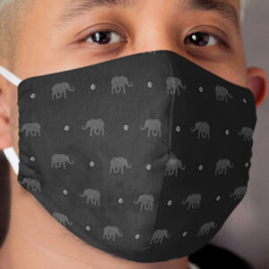 Elephants III Cloth Face Mask