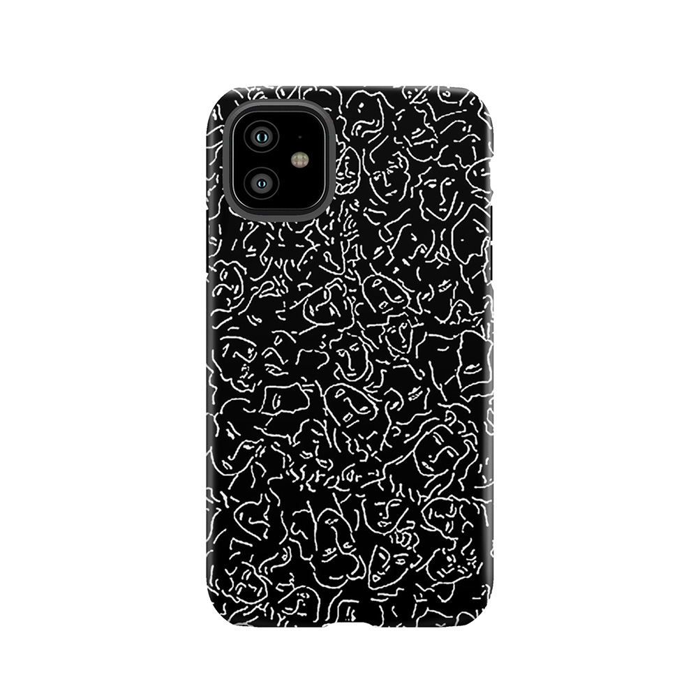 Elio Shirt Face Print From Call Me By Your Name - All Colors (Black Background) Tough Phone Case