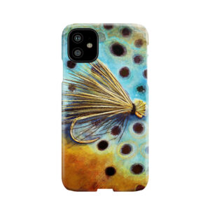 Elk Caddis Wild Brown Trout Phone Case