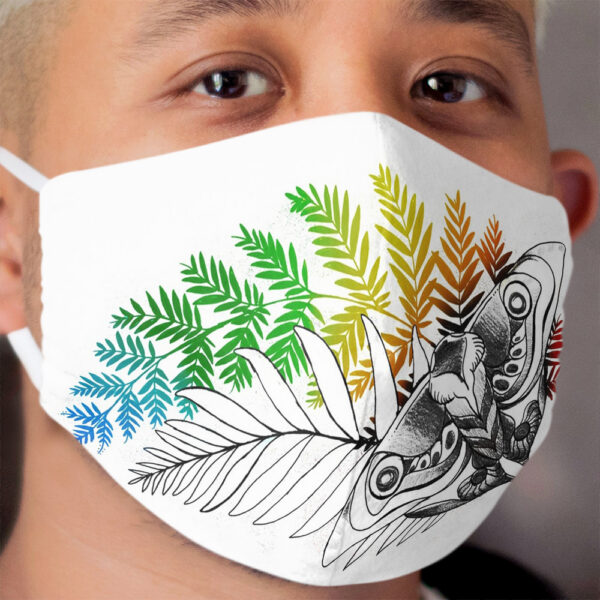 Ellie's Tattoo | The Last of Us Part 2 (White) LGBT Cloth Face Mask