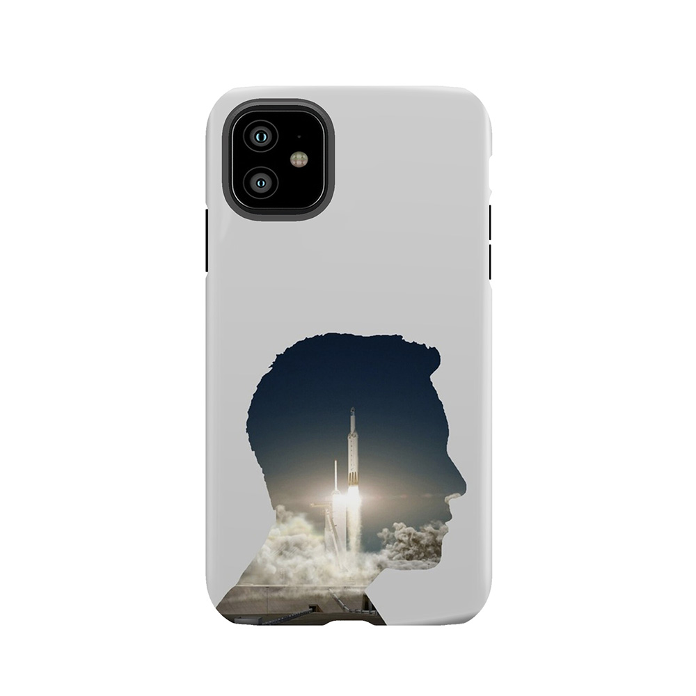Elon Musk Launch Silhouette Tough Phone Case