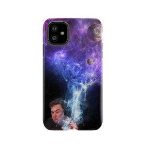 Elon Musk Smoking The Universe Tough Phone Case