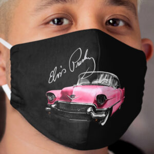 Elvis Presleys Pink Cadillac Cloth Face Mask