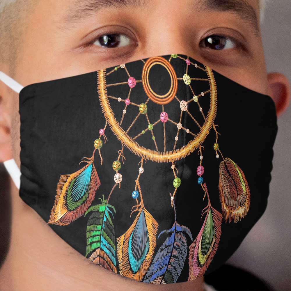 Embroidery dream catcher Cloth Face Mask