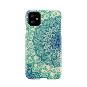 Emerald Doodle Phone Case