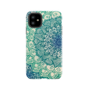 Emerald Doodle Tough Phone Case