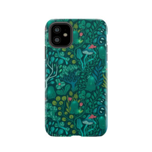 Emerald Forest Keepers. Fairy Woodland Creatures. Tree, Plants And Mushrooms Tough Phone Case