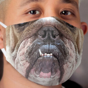 English Bulldog Cloth Face Mask