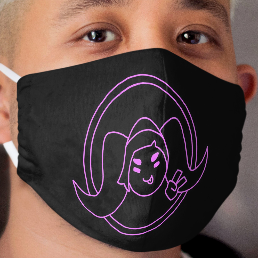 Entrapta Logo Purple/pink Cloth Face Mask