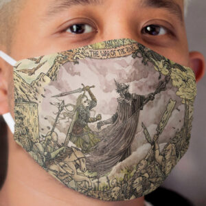 Eowyn and the Witch King of Angmar Cloth Face Mask