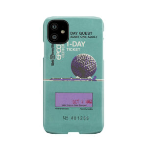 Epcot Center Ticket Phone Case