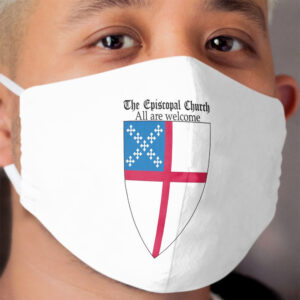 Episcopal Church Shield with All Are Welcome Cloth Face Mask