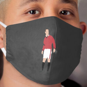 Eric Cantona. Manchester United, Football. Cloth Face Mask