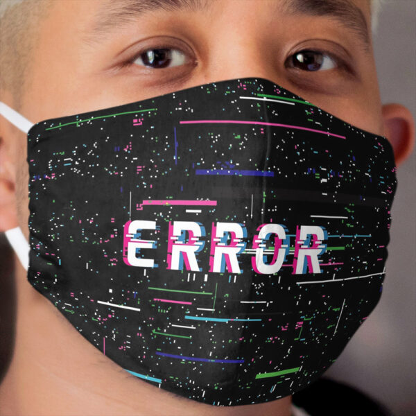 Error glitch Cloth Face Mask