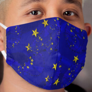 Eu Flag pattern Cloth Face Mask