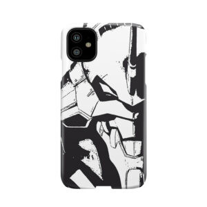Evangelion Unit-01 Black And White Phone Case