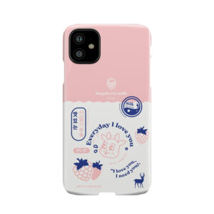Everyday I Love You Raspberry Milk Carton Concept Phone Phone Case