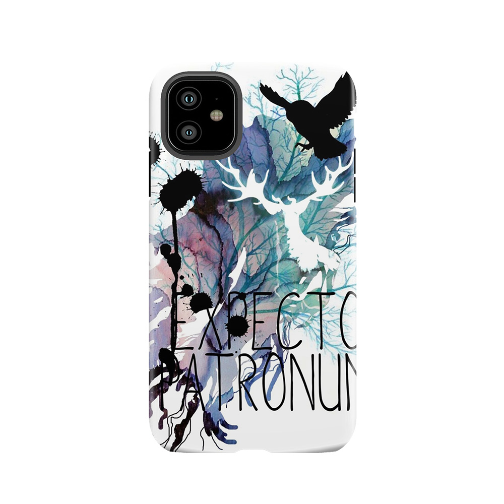 Expecto Patronum Hedwig Watercolour 2 Tough Phone Case