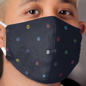 Experimental Polka Dot Pattern of Tomorrow Cloth Face Mask